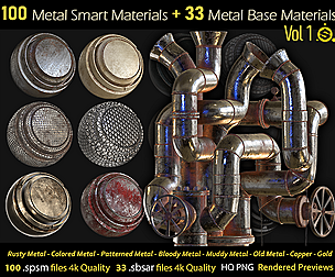 100 Metal Smart Materials-spsm+33Base materials