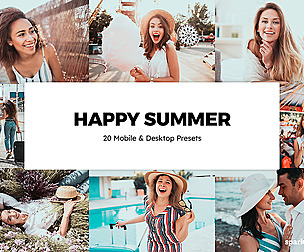 20 Happy Summer Lightroom Presets and LUTs