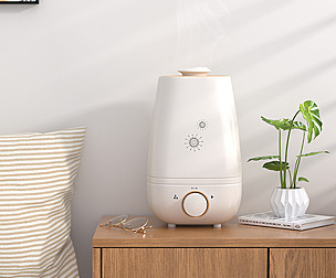 Humidifier modeling and rendering