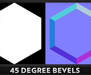 45 Degree Bevels - Substance Designer Node