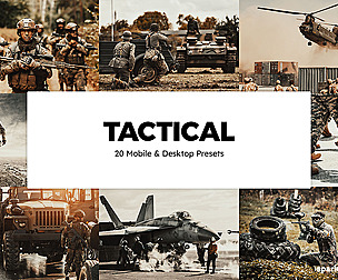 20 Tactical Lightroom Presets and LUTs