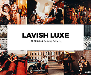 20 Lavish Luxe Lightroom Presets and LUTs