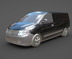 Generic Minivan Black