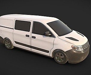 Generic Minivan White