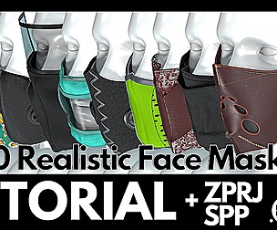 10 Realistic face mask tutorial