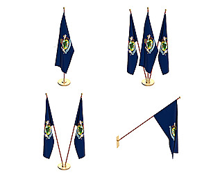 Maine Flag Pack