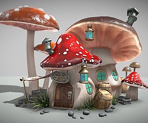 Mushroom house
