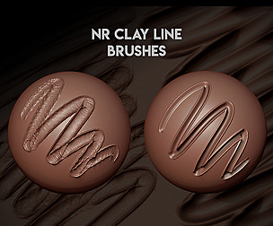 NR Clay Line Brushes