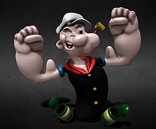 Popeye Sculpt