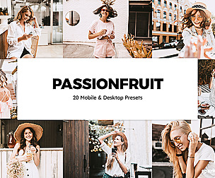 20 Passionfruit Lightroom Presets and LUTs