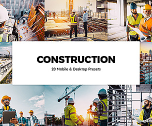 20 Construction Lightroom Presets & LUTs