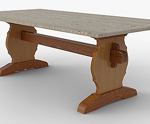 Trestle table