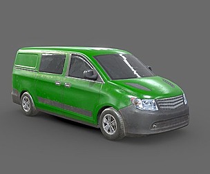 Generic Minivan Green