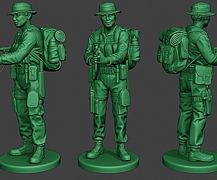 Modern Jungle Soldier Action MJS1