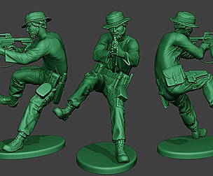 Modern Jungle Soldier Action2 MJS1