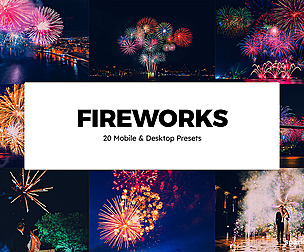 20 Fireworks Lightroom Presets and LUTs