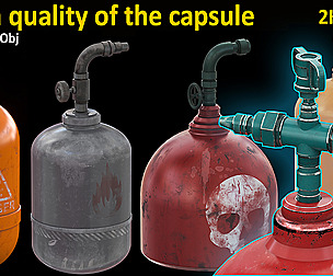 High quality model of the capsule