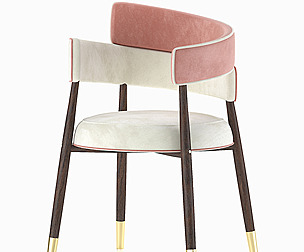 velvet chair