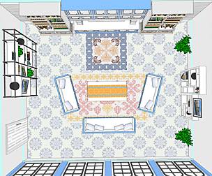 3D Material - Clip Studio Paint - Living room 02
