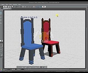 3D Material - Clip Studio Paint - Chair 07