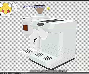 3D Material - Clip Studio Paint - machine 01