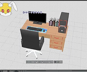 3D Material - Clip Studio Paint - work desk 03