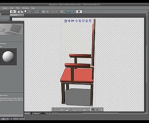 3D Material - Clip Studio Paint - Chair 04