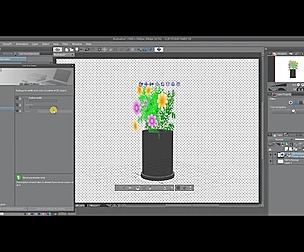 3D Material - CSP - Flower vase 01
