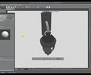 3D Material - Clip Studio Paint - Wall lamp 03