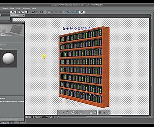 3D Material - CSP - Book shelf 02