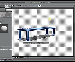 3D Material - CSP - Table square 02
