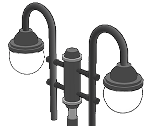 3D Material - CSP - Street Lamp 01