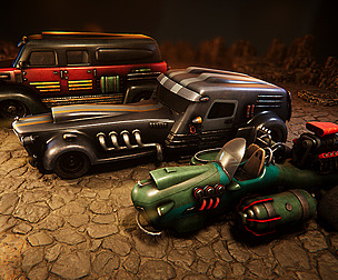 Dieselpunk cars