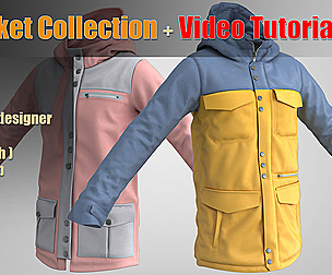 6 Jacket collection + Video Tutorial
