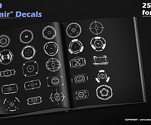 Ui/HUD "Crosshair" Vector Decals Vol.1