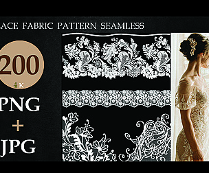 200 LACE FABRIC PATTERN SEAMLESS-vol 3
