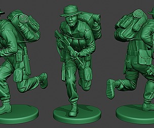 Modern Jungle Soldier Run MJS1