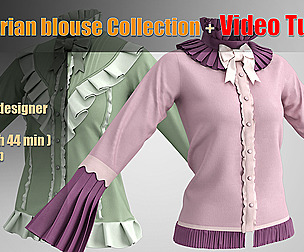 6 Victorian blouse Collection + Video Tutorial