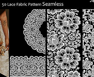Vol 1 - 50 Lace Fabric Pattern Seamless