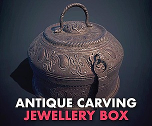 Antique Carving Jewellery Box