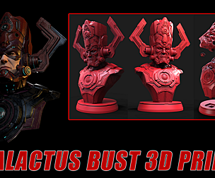 Galactus Bust 3D Print