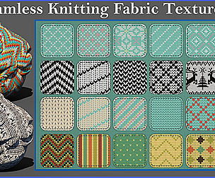 Fabric Knitting Textures