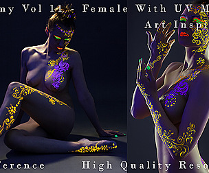 Anatomy Vol 11 - FeMale With UV Makeup