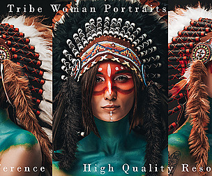 Indian Tribe Woman Portraits Vol 2