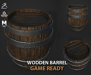 wood barrel