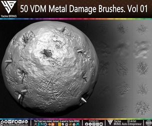 50 VDM Metal Damage Brushes Volume 01