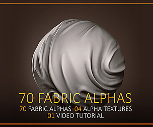 70 Fabric Alphas - With Tutorial