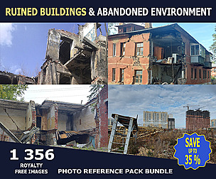 Ruined Buildings & Abandoned Environment Bundle