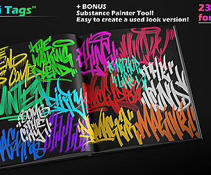 Graffiti Tags - Decals Vol.1