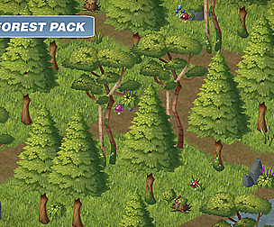 Forest Pack - 2D Handpainted assets